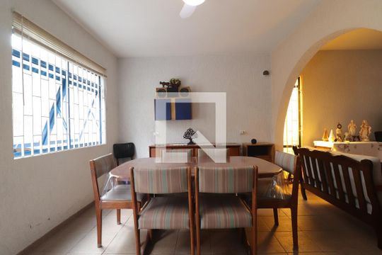 Sala de Jantar de casa à venda com 3 quartos, 140m² em Vila Valparaíso, Santo André