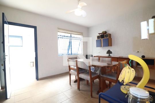 Sala de Jantar de casa à venda com 3 quartos, 140m² em Vila Valparaíso, Santo André