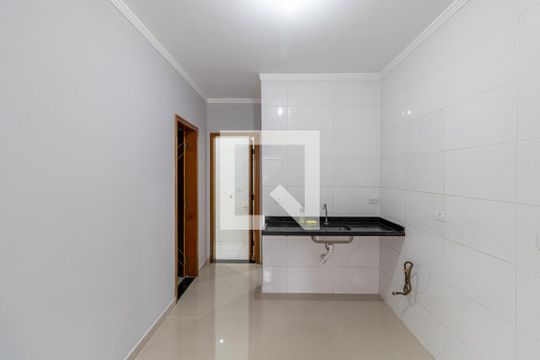 Sala e Cozinha de apartamento para alugar com 2 quartos, 42m² em Vila Ré, São Paulo
