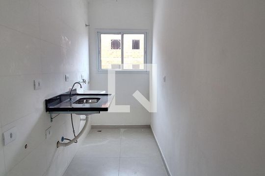 Cozinha de apartamento à venda com 2 quartos, 50m² em Nova Gerti, São Caetano do Sul