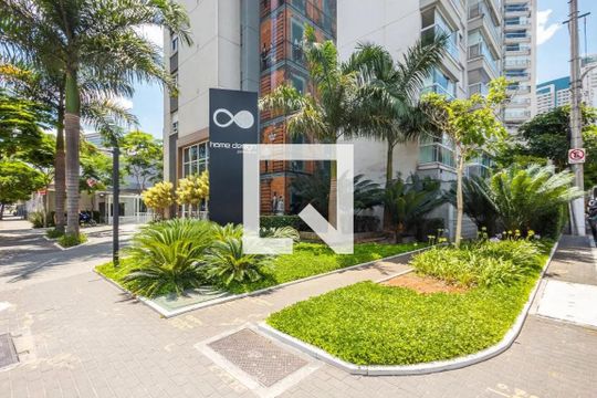 Fachada do Prédio de kitnet/studio para alugar com 1 quarto, 50m² em Pinheiros, São Paulo
