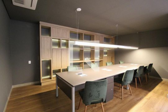 Área Comum - Coworking de kitnet/studio para alugar com 1 quarto, 39m² em Indianópolis, São Paulo