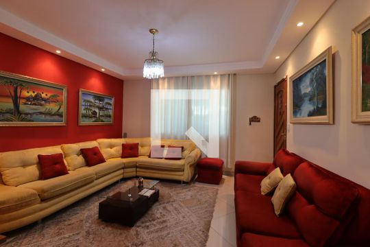 Sala de casa à venda com 3 quartos, 187m² em Santa Maria, Santo André