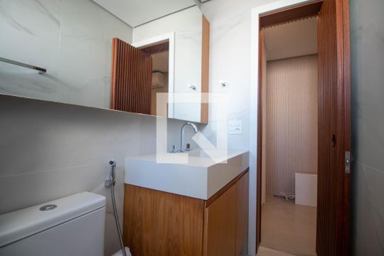 Banheiro do Quarto 1 de apartamento para alugar com 1 quarto, 164m² em Brooklin, São Paulo
