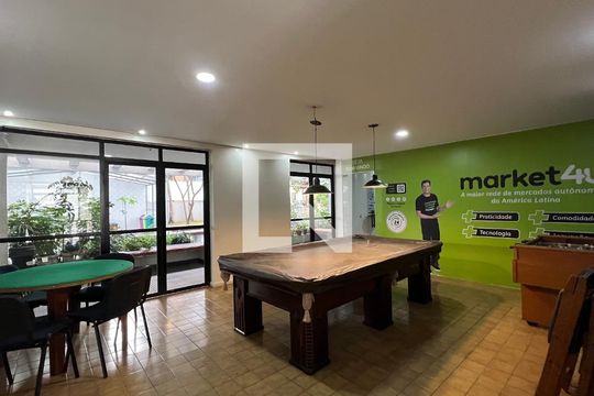 Área comum - Sala de Jogos de apartamento para alugar com 2 quartos, 62m² em Jardim Paulista, São Paulo
