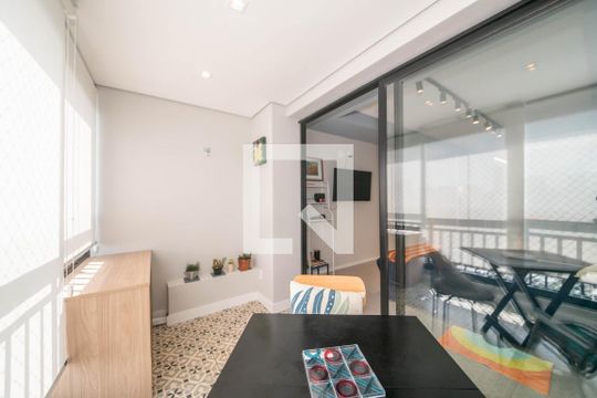 Varanda de kitnet/studio para alugar com 1 quarto, 33m² em Vila Cordeiro, São Paulo