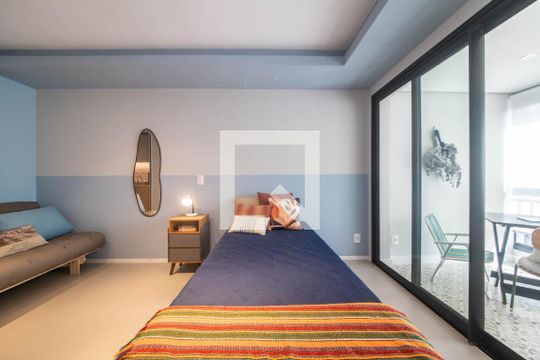 Studio de kitnet/studio para alugar com 1 quarto, 33m² em Vila Cordeiro, São Paulo