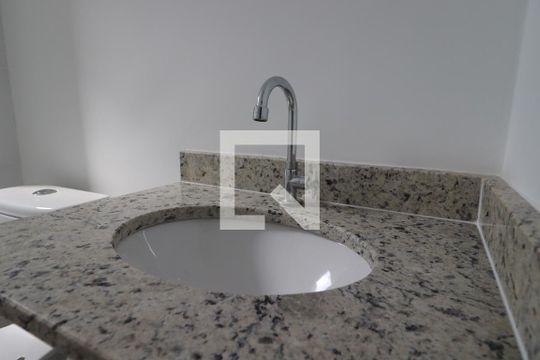 Banheiro Social de apartamento para alugar com 2 quartos, 50m² em Jardim Anhanguera, Ribeirão Preto