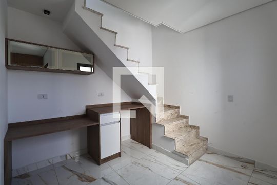 Sala de apartamento à venda com 2 quartos, 90m² em Parque Erasmo Assunção, Santo André