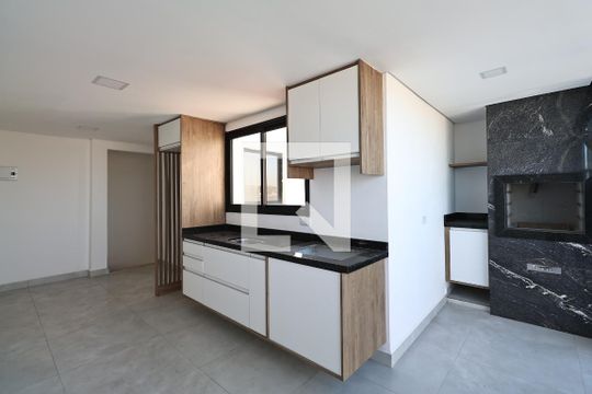 Cozinha de apartamento à venda com 2 quartos, 90m² em Parque Erasmo Assunção, Santo André