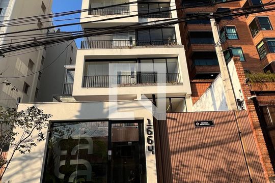 Fachada de apartamento à venda com 1 quarto, 60m² em Pinheiros, São Paulo