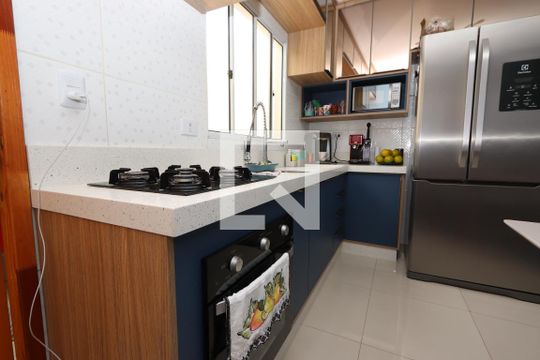Cozinha de apartamento para alugar com 2 quartos, 45m² em Vila Formosa, São Paulo