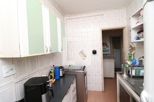 Cozinha de apartamento à venda com 2 quartos, 64m² em Moneró, Rio de Janeiro