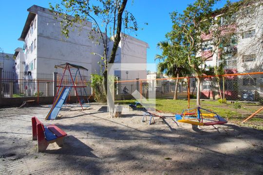 Área comum - Playground de apartamento à venda com 1 quarto, 50m² em Humaitá, Porto Alegre
