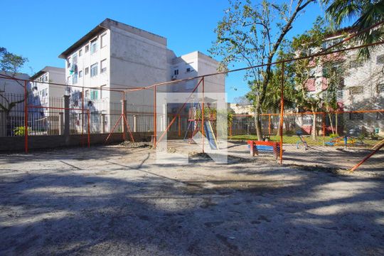 Área comum - Quadra Esportiva de apartamento à venda com 1 quarto, 50m² em Humaitá, Porto Alegre