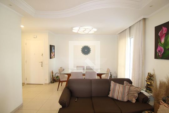 Sala de apartamento à venda com 3 quartos, 104m² em Lauzane Paulista, São Paulo