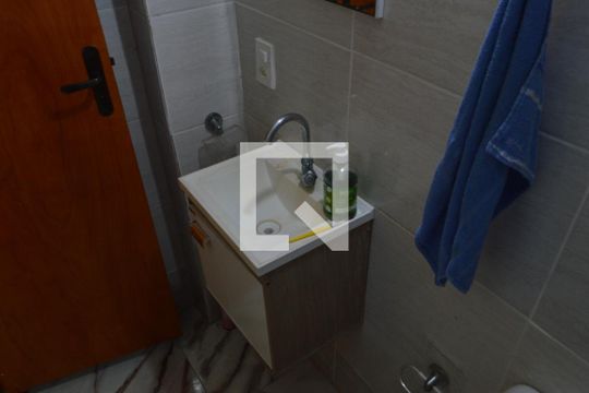 Lavabo da Sala de casa de condomínio à venda com 3 quartos, 80m² em Taquara, Rio de Janeiro