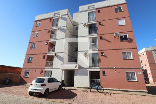 Fachada do bloco de apartamento para alugar com 2 quartos, 52m² em Fátima, Canoas