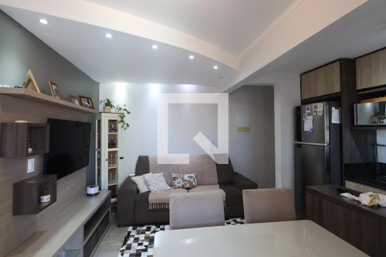 Sala/Cozinha de apartamento para alugar com 2 quartos, 52m² em Fátima, Canoas