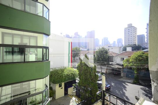 Vista Sala de apartamento à venda com 2 quartos, 85m² em Vila Clementino, São Paulo