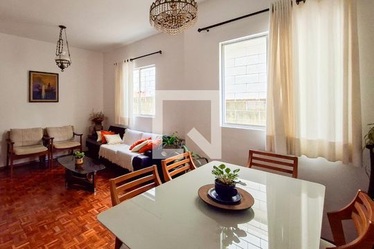 Sala de apartamento à venda com 3 quartos, 63m² em Santa Tereza, Belo Horizonte