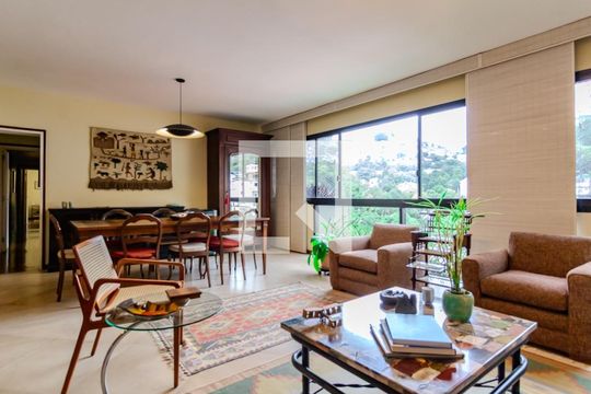 Sala 2 de apartamento para alugar com 4 quartos, 178m² em Gávea, Rio de Janeiro