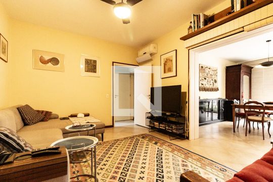 Sala 1 de apartamento para alugar com 4 quartos, 178m² em Gávea, Rio de Janeiro
