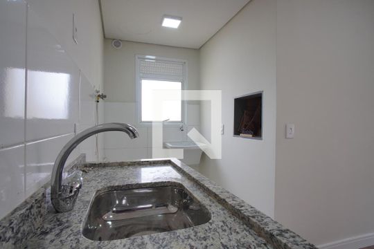 Cozinha de apartamento para alugar com 2 quartos, 78m² em Parque Santa Fé, Porto Alegre