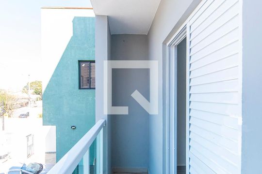 Varanda do Quarto 2 de apartamento à venda com 2 quartos, 52m² em Vila Eldizia, Santo André