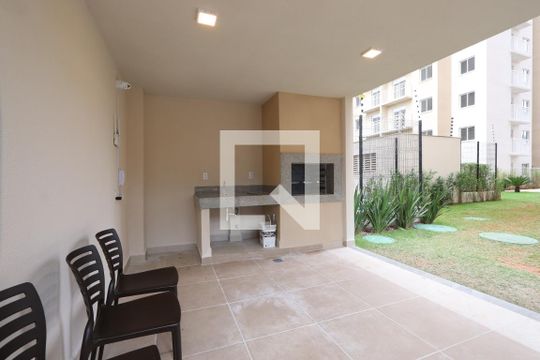 Área comum - Churrasqueira de apartamento para alugar com 2 quartos, 35m² em Vila Graciosa, São Paulo