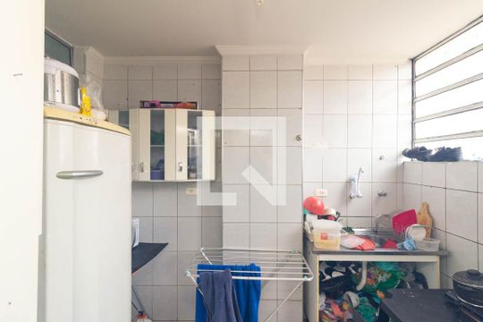 Cozinha de apartamento à venda com 1 quarto, 40m² em República, São Paulo
