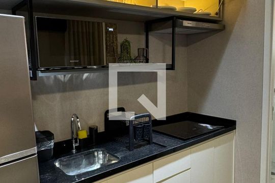 Cozinha de kitnet/studio à venda com 1 quarto, 27m² em Perdizes, São Paulo