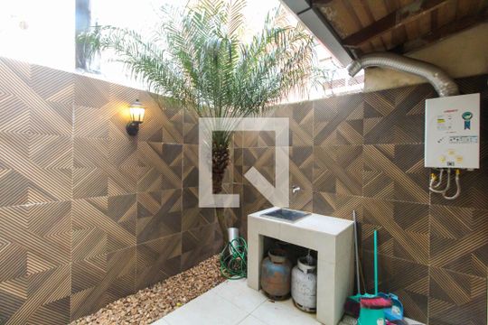 Área de Serviço de casa de condomínio à venda com 3 quartos, 120m² em Mato Grande, Canoas