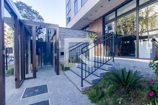 Área comum de kitnet/studio à venda com 1 quarto, 19m² em Água Verde, Curitiba