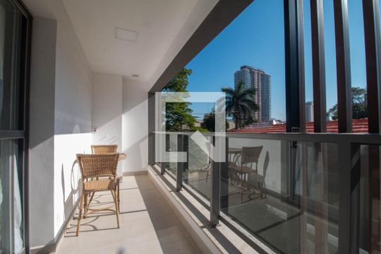 Varanda de apartamento para alugar com 1 quarto, 33m² em Jardim das Acacias, São Paulo