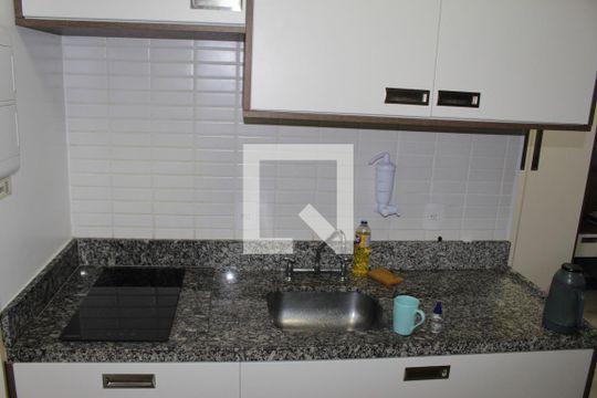Cozinha de kitnet/studio à venda com 1 quarto, 30m² em Centro, São Paulo