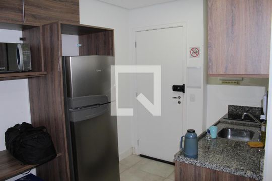 Cozinha de kitnet/studio à venda com 1 quarto, 30m² em Centro, São Paulo