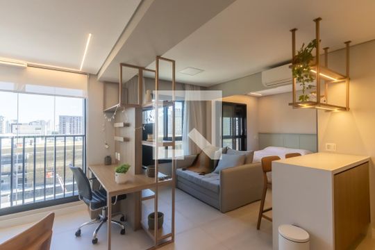 Kitnet/Studio para alugar com 1 quarto, 35m² em Indianópolis, São Paulo