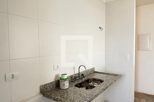 Cozinha de apartamento à venda com 2 quartos, 60m² em Campestre, Santo André