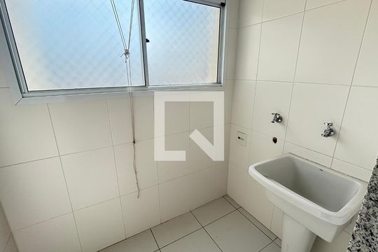 Área de Serviço de apartamento à venda com 2 quartos, 60m² em Campestre, Santo André