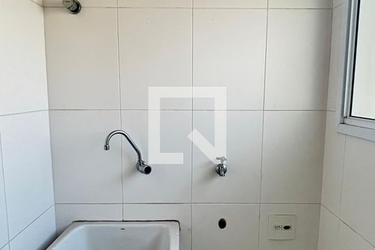 Área de Serviço de apartamento à venda com 2 quartos, 60m² em Campestre, Santo André
