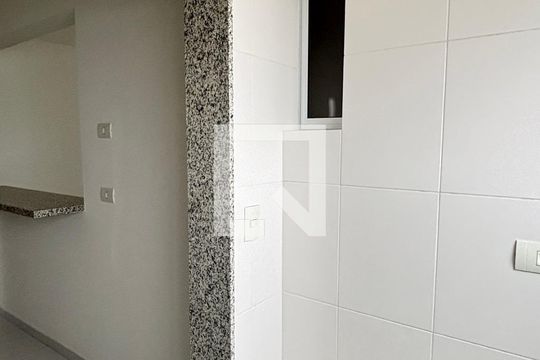 Área de Serviço de apartamento à venda com 2 quartos, 60m² em Campestre, Santo André