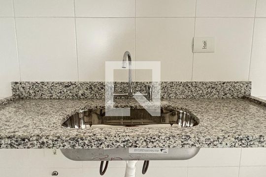 Cozinha de apartamento à venda com 2 quartos, 60m² em Campestre, Santo André