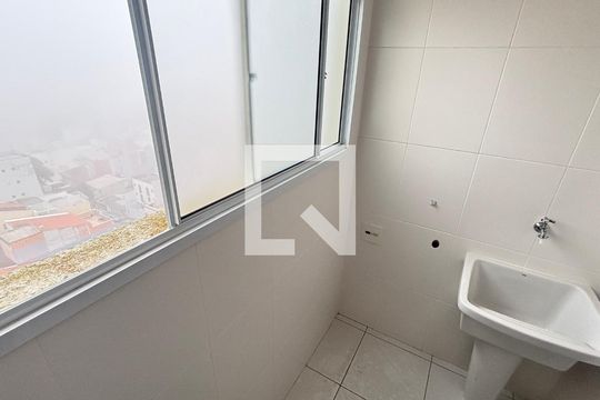 Área de Serviço de apartamento à venda com 2 quartos, 60m² em Campestre, Santo André