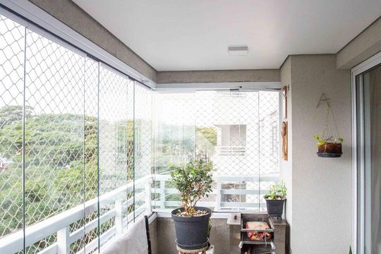 Varanda da Sala de apartamento à venda com 2 quartos, 65m² em Centro, Diadema