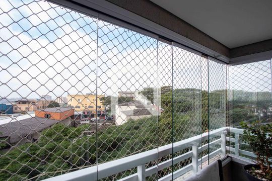 Varanda da Sala de apartamento à venda com 2 quartos, 65m² em Centro, Diadema