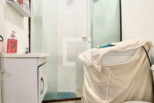 Banheiro Suíte de apartamento à venda com 1 quarto, 40m² em Botafogo, Rio de Janeiro