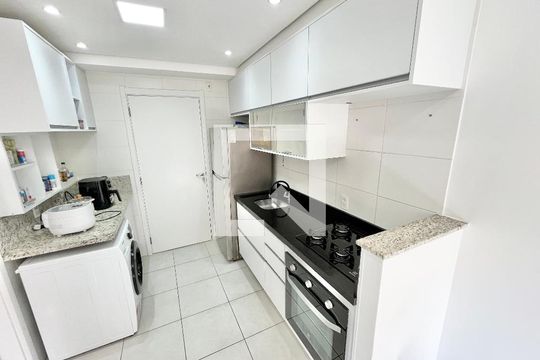 Sala/Cozinha de kitnet/studio para alugar com 1 quarto, 32m² em Casa Verde, São Paulo