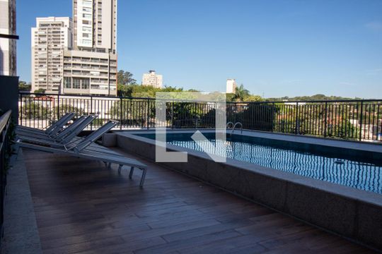 Área comum - Piscina de apartamento para alugar com 1 quarto, 27m² em Butantã, São Paulo