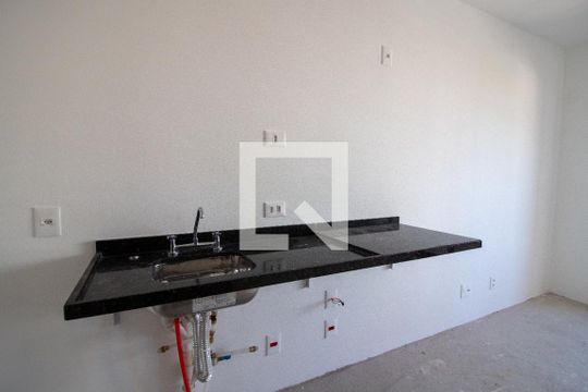 Cozinha de apartamento para alugar com 1 quarto, 27m² em Butantã, São Paulo